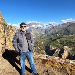 At Colca Canyon