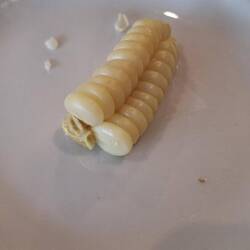 Super giant corn, which they have for breakfast. Not sweet at all.