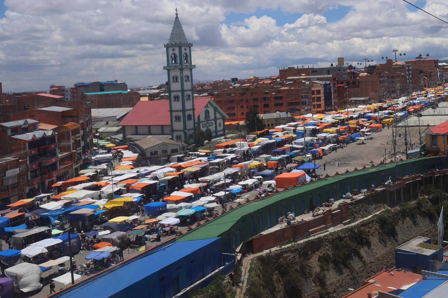 This was only a fraction of the market it went on and on and on.