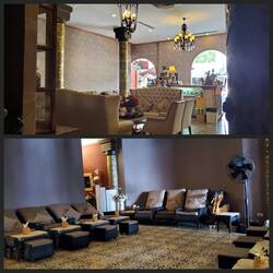 A very large and lavish spa!