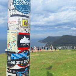 Die Aussicht ist uns wieder ein Sticker wert