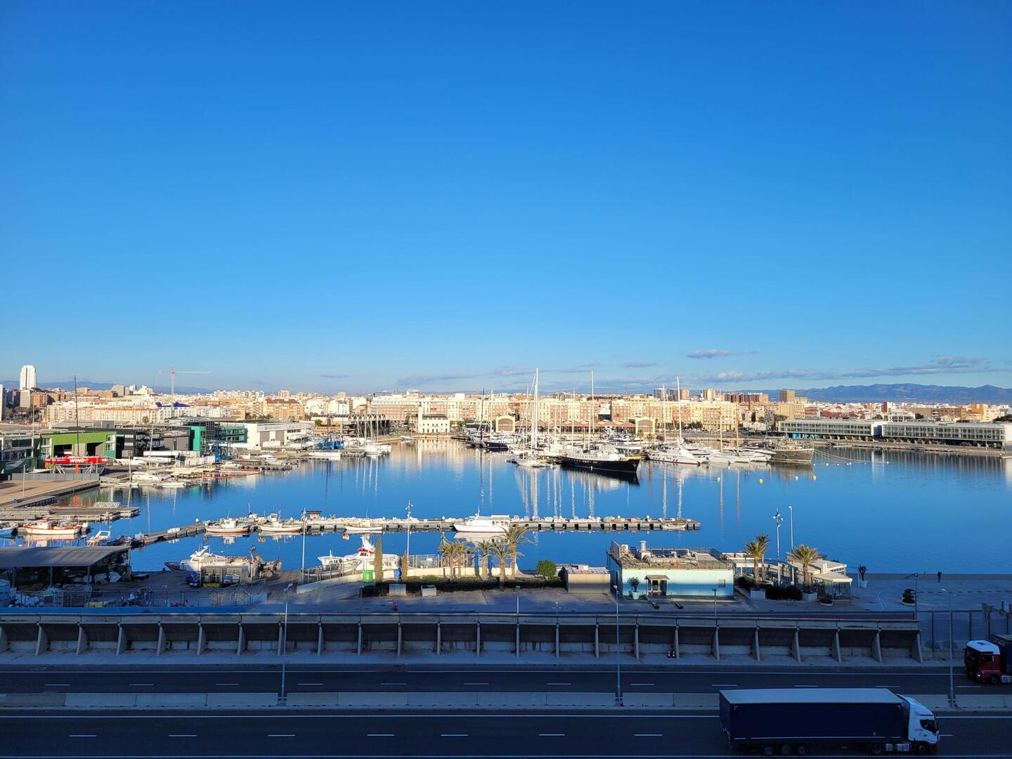 Blick auf Valencia