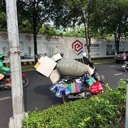 How much can you carry on your moped?