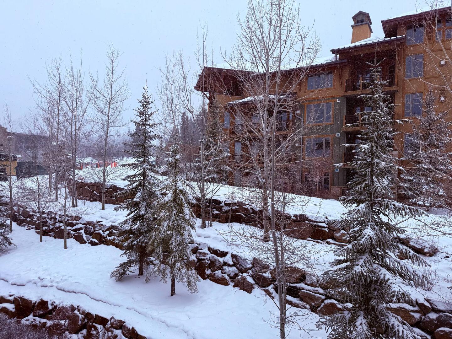 Finally got our snow in Park City!