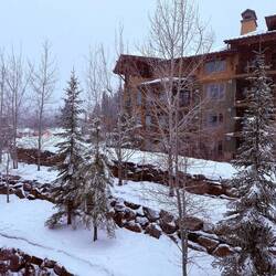 Finally got our snow in Park City!