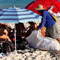 Alu-Sammler, die Gruppe hat ganz schön was verbraucht