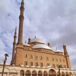 La mosquée de Mohammed Ali , située à l'intérieur de la citadelle du Caire.