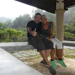 Es regnet gerade in Strömen