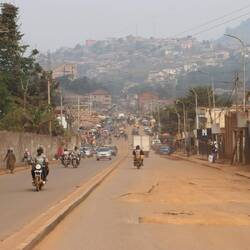 Die letzten Meter in Yaoundé...