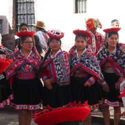 .... hier beim Empfang eines hohen Politikers....