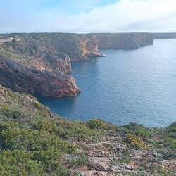 Blick zurück nach Sagres mit seinen vielen Landzungen