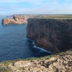 Blick vom Capo de Sao Vicente nach Norden, da muss ich hin.
