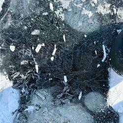 FROZEN Lake ICE Bubbles