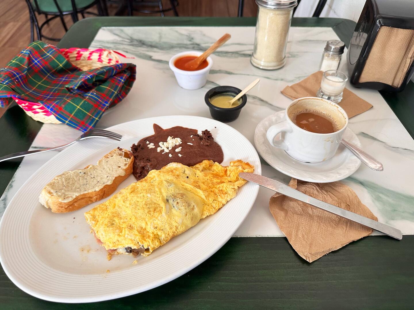 Frühstück im Café Andrade