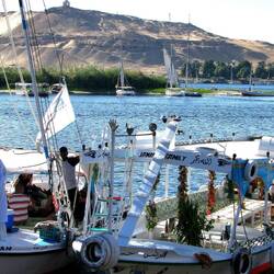 Our ride across to the west bank of the Nile