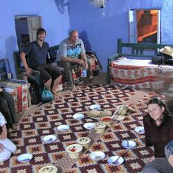 Dinner at a Nubian home stay
