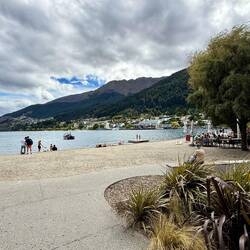Queenstown waterfront. Just a quick 10 minute walk from our accommodations