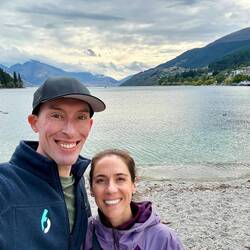 Queenstown waterfront on Lake Wakatipu