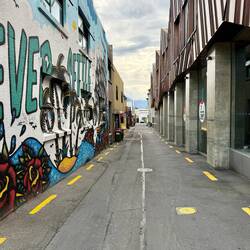 Fun mix of modern and artsy