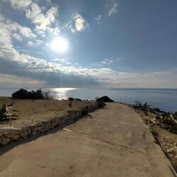 Hier fließen Adria (links) und Ionisches Meer (rechts) ineinander