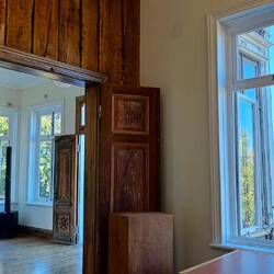 There's many beautiful old wooden buildings in Valdivia; this one an art gallery by the river