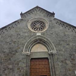 We attended church here today.