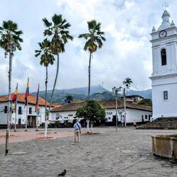 Schönes Zentrum. Guaduas wurde 1959 zum nationalen Denkmal erklärt.