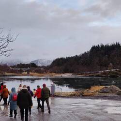 Wandern bei Wind und Regen