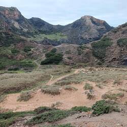 Abstieg zum Praia da Manteiga
