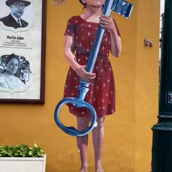 Jade Rivera - schaue ich mir gleich noch im Museum an.