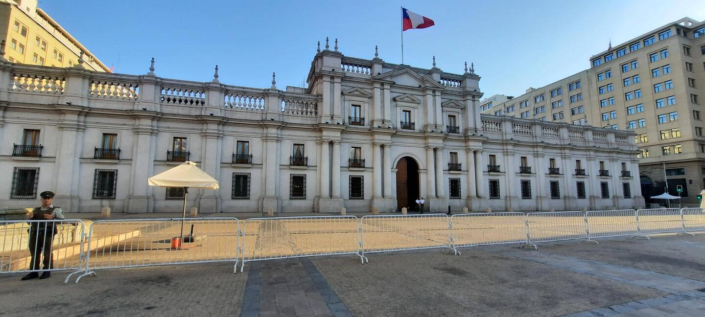 Palais de la Moneda, siège de l'exécutif chilien