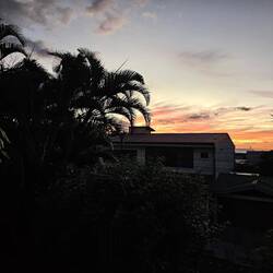 Sonnenuntergang von meinem Balkon