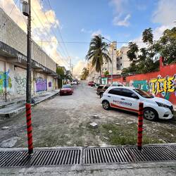 Strasse bis zur 5th Avenue - mi Wasserschluckern