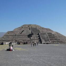 Temple of the moon Teotihuacan