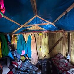 A family of four sleeps here