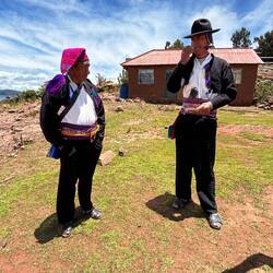 Mayors on Taquile Island