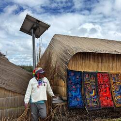 Solar power was recently introduced for the islands