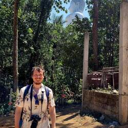 Erik mit The Big Buddha