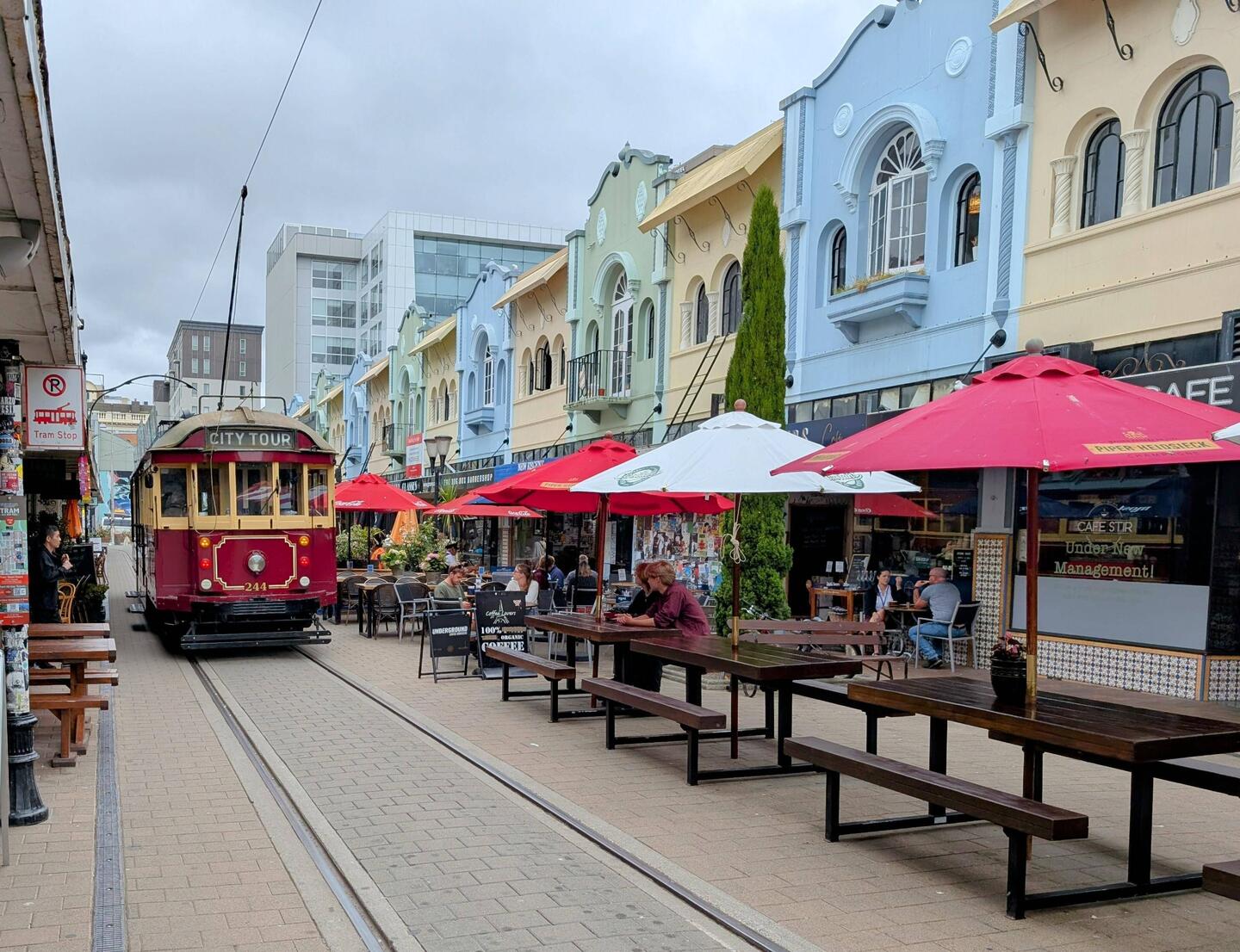 The famous trams of Christchurch