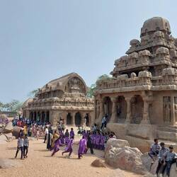 Panch Rathas, viewed from the other end - Bhima Ratha / Dharmaraja Ratha