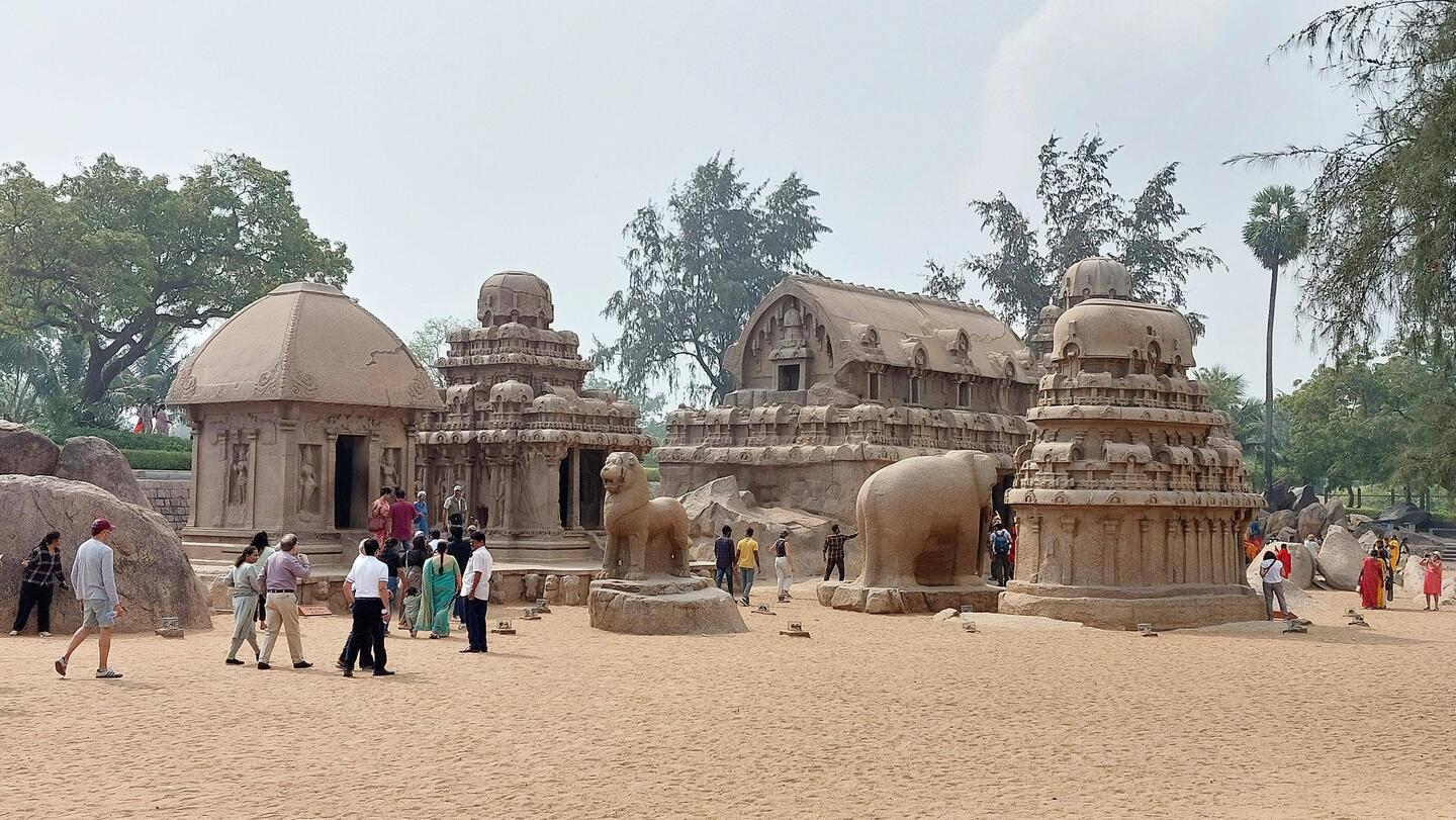 Panch Rathas; Draupad Ratha / Arjuna Ratha / Bhima Ratha / Nakul Sahdeva Ratha
