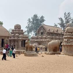 Panch Rathas; Draupad Ratha / Arjuna Ratha / Bhima Ratha / Nakul Sahdeva Ratha