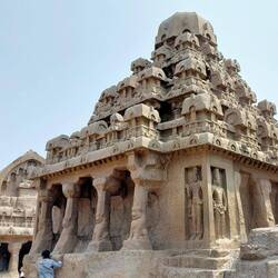 Dharmaraja Ratha; an imposing three storey Ratha
