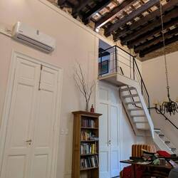 Stairs to the mezzanine