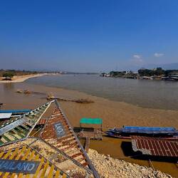 Goldenes Dreieck: Zusammenfluss von Mae Nam Ruak und Mekong.