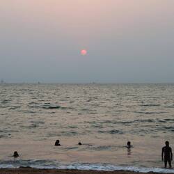 ... immerhin ist der Sonnenuntergang schön