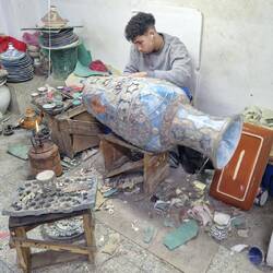 Alles wird mit einfachen Werkzeugen selbst hergestellt