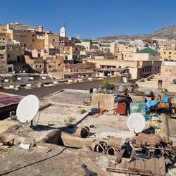 Aussicht von der Dachterrasse