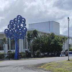 Das einzige Theater in Nicaragua steht auch hier in Managua