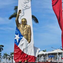 Salvador Allende (ehem. Präsident Chiles und Volksheld) wird natürlich auch sehr verehrt